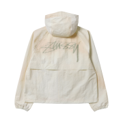 Stussy Wave Dye Beach Shell Jacket Bone