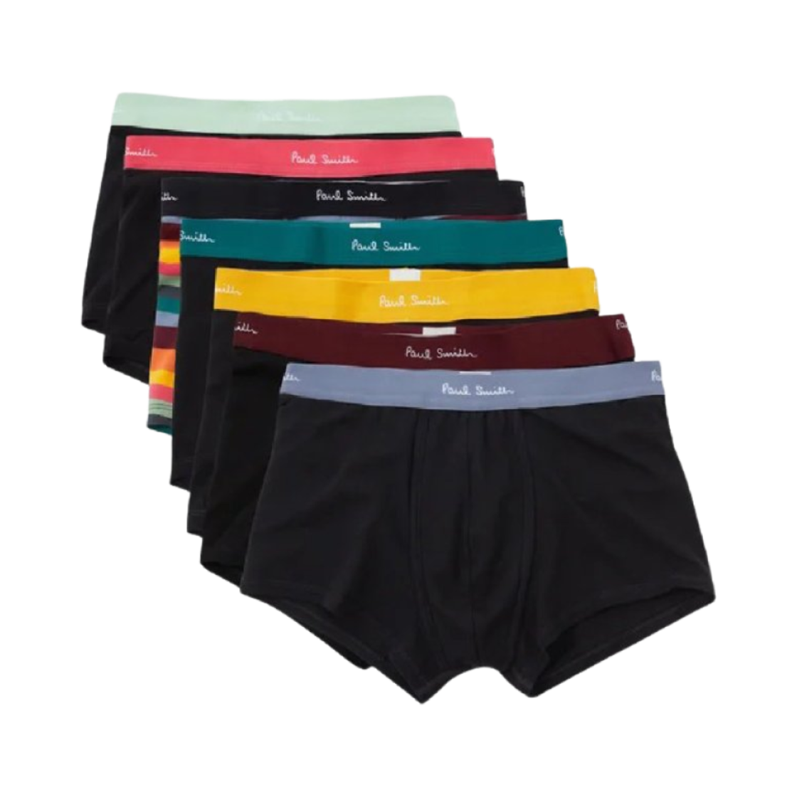 M1A-914C-E7PCKQ-79 Paul Smith Organic Cotton Boxer Briefs Multi Color (7 Pack)