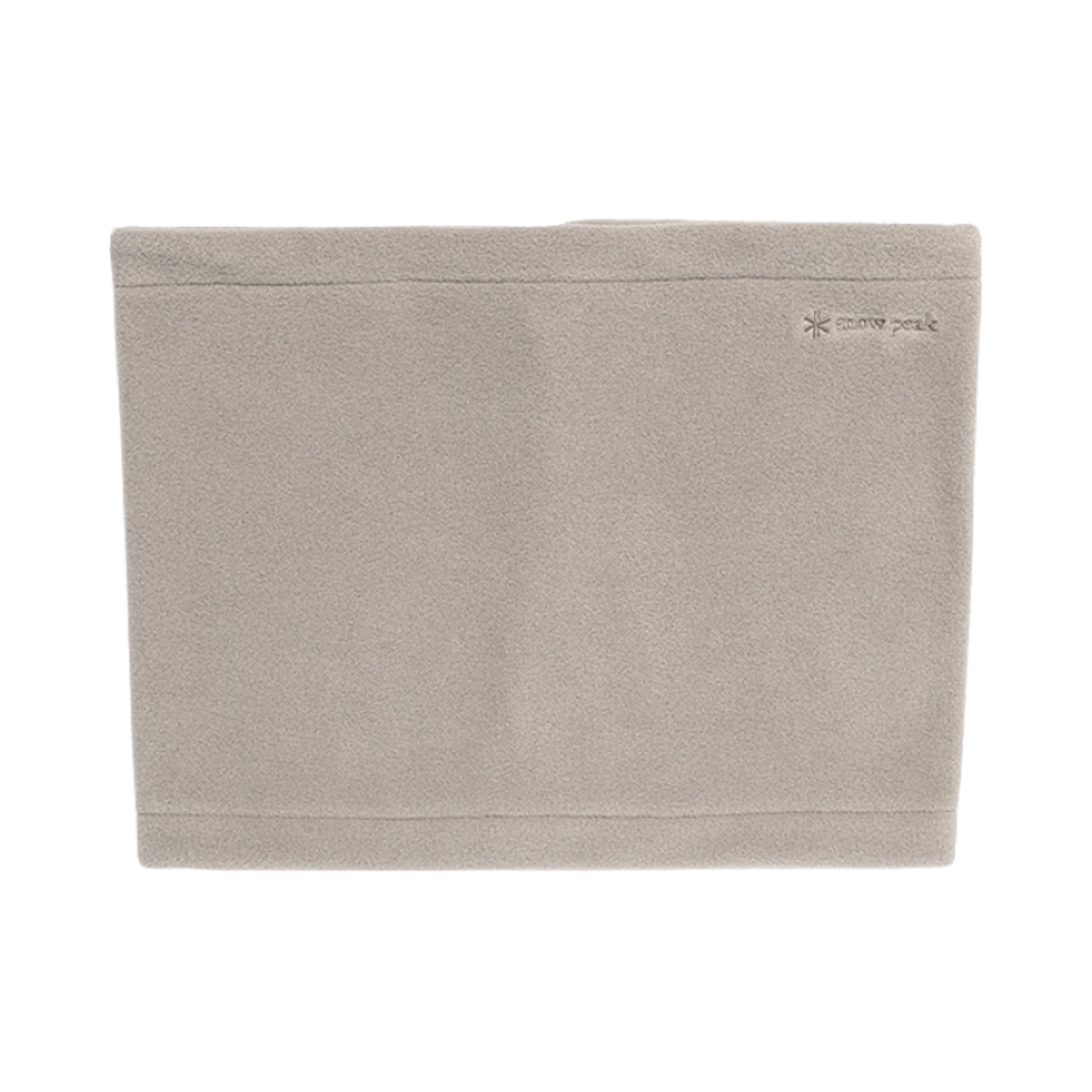 S24WUTWA07BY Snow Peak Polartec Neck Gaiter Beige Gray