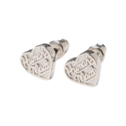 Human Made Heart Silver Earring Silver