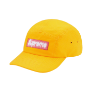 Supreme Reversed Label Camp Cap Yellow - 21SS