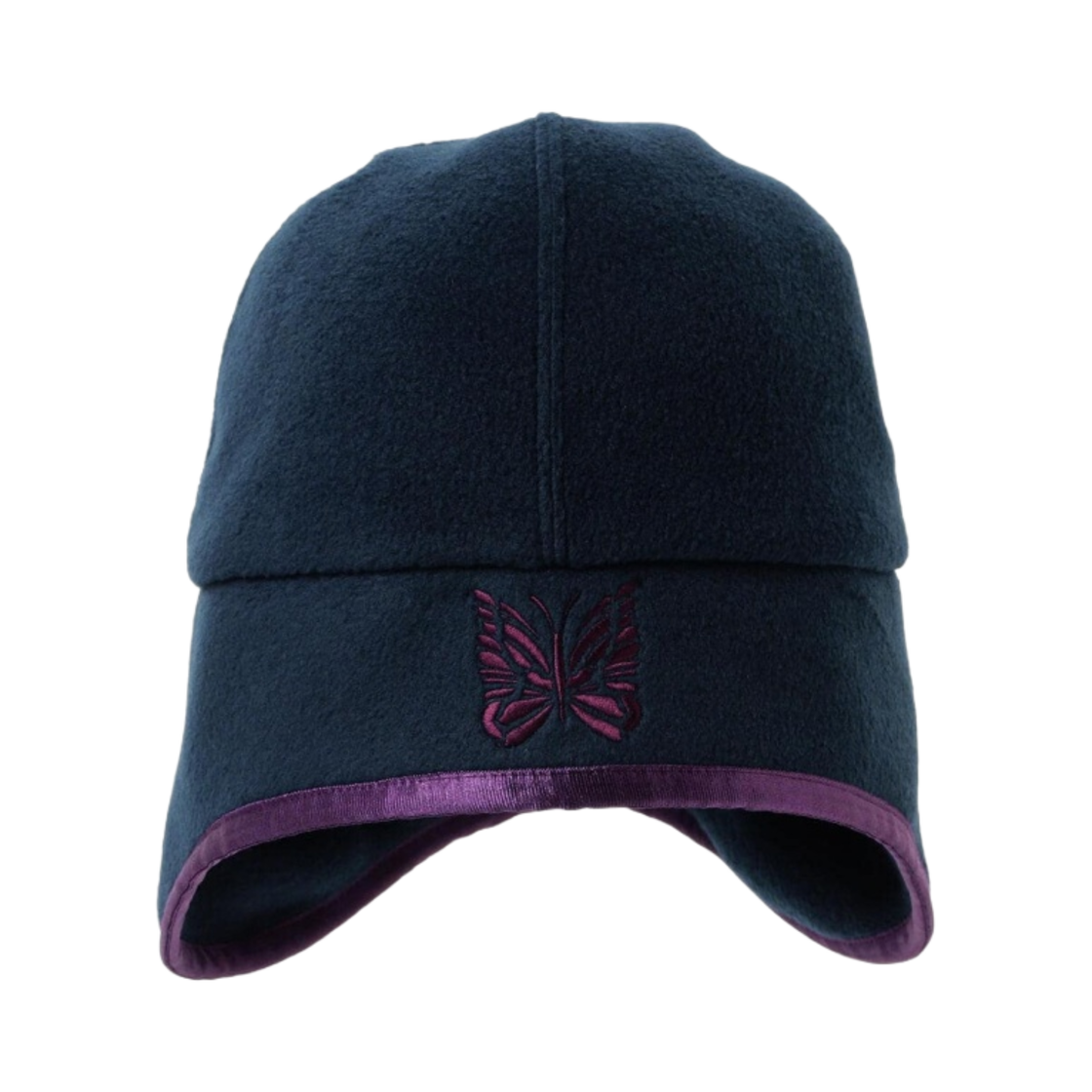 니들스 x 빔즈 플리스 캡 네이비 퍼플(Needles × Beams Fleece Cap Navy Purple) - 2