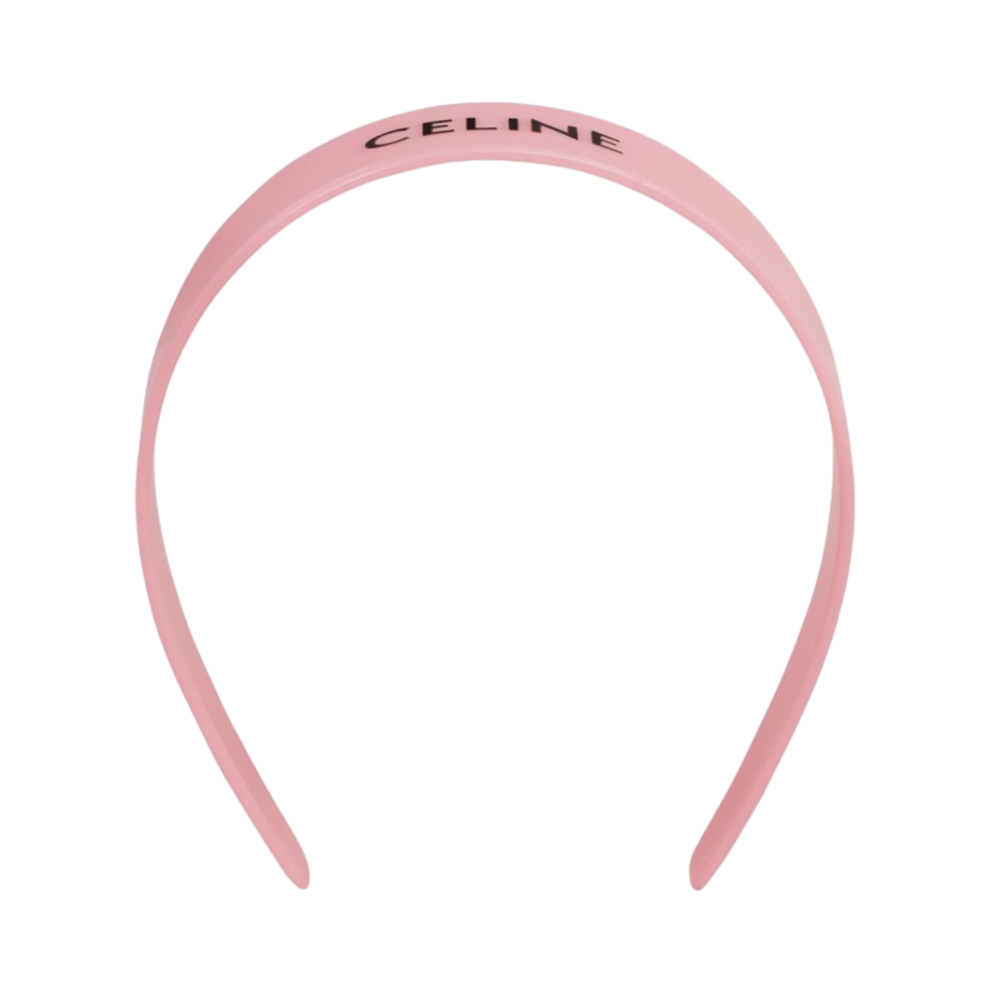 (W) 셀린느 아세테이트 모노크롬 셀린느 헤드밴드 라이트 로즈 블랙((W) Celine Monochroms Celine Headband in Acetate Light Rose Black) - 1