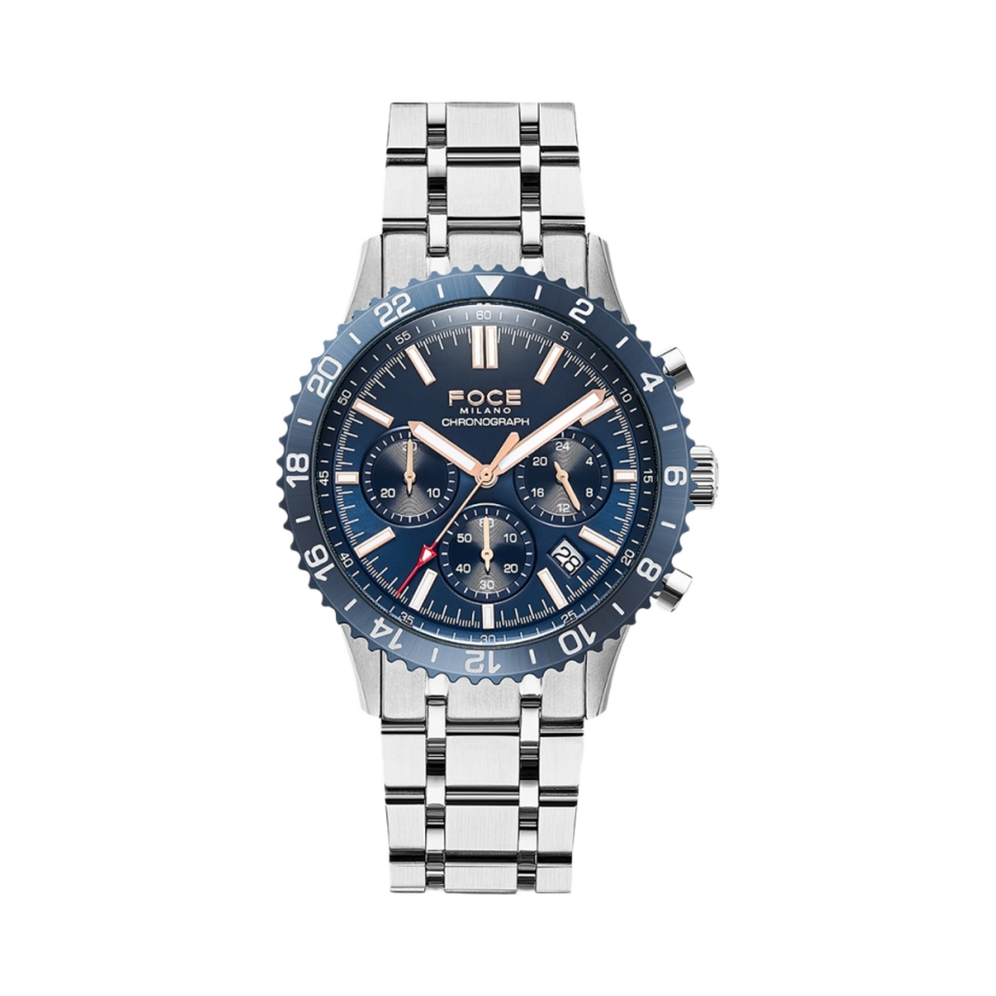 포체 45mm 메탈 워치 블루(Foce 45mm Metal Watch Blue)