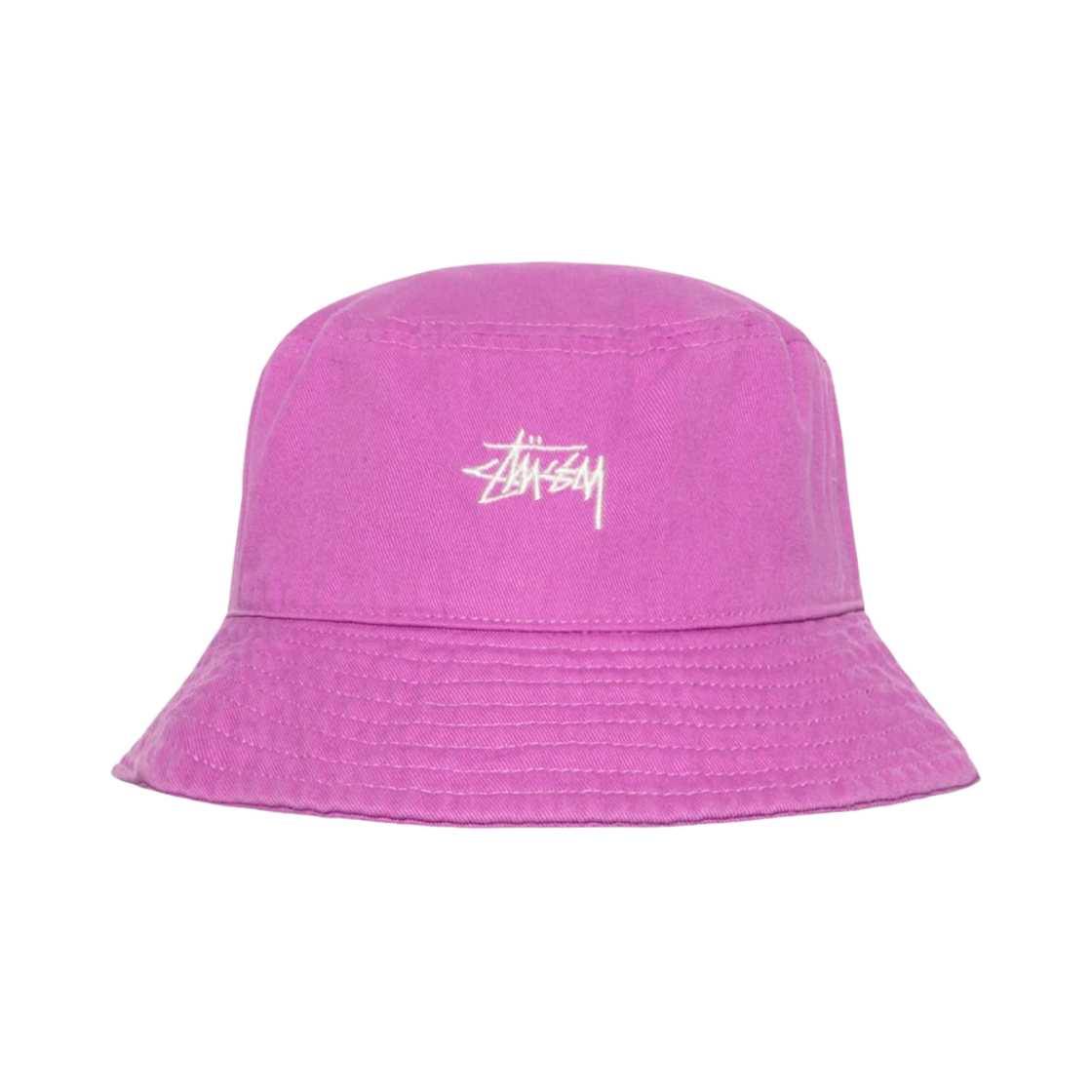 스투시 스탁 버킷햇 퍼플
