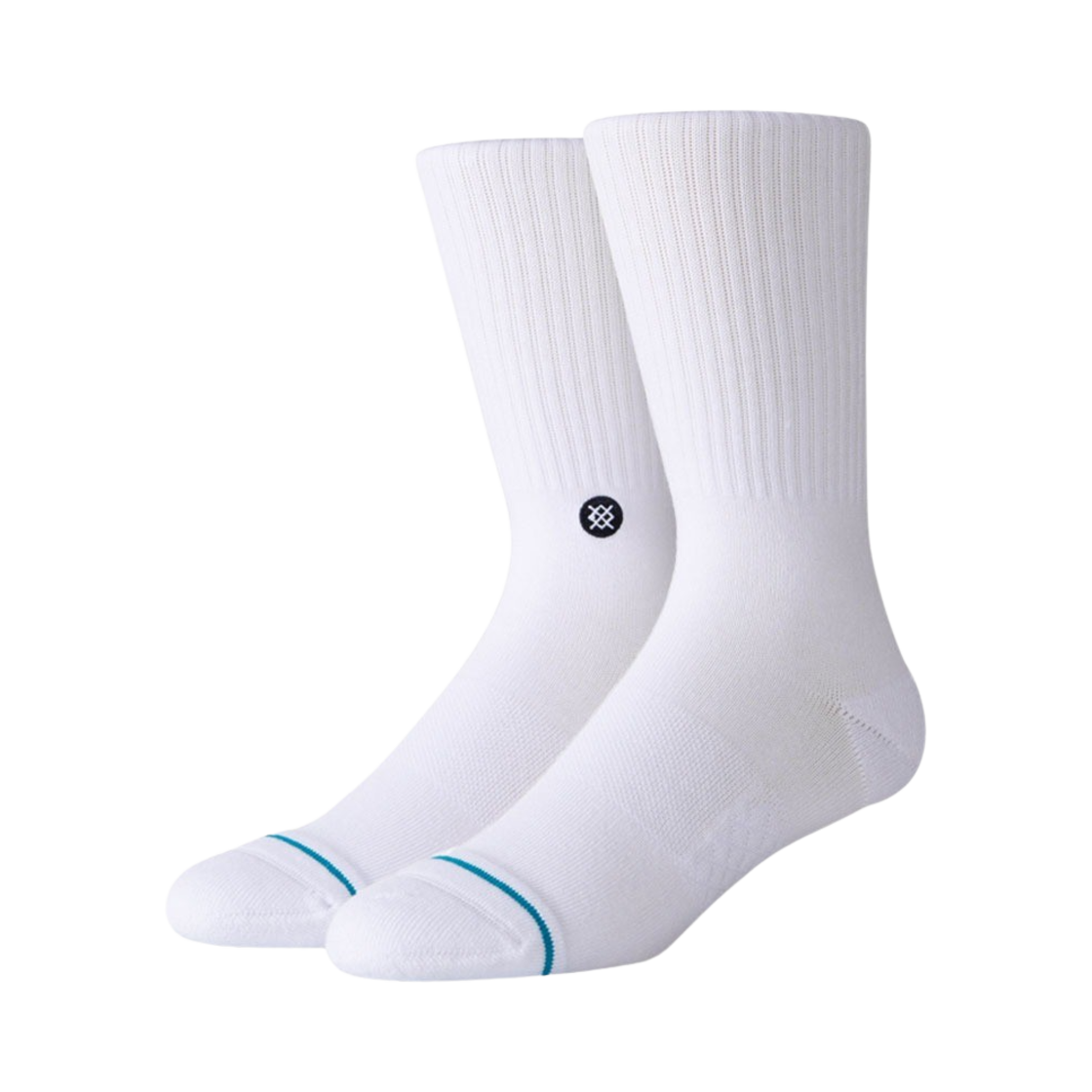 스탠스 아이콘 크루 화이트