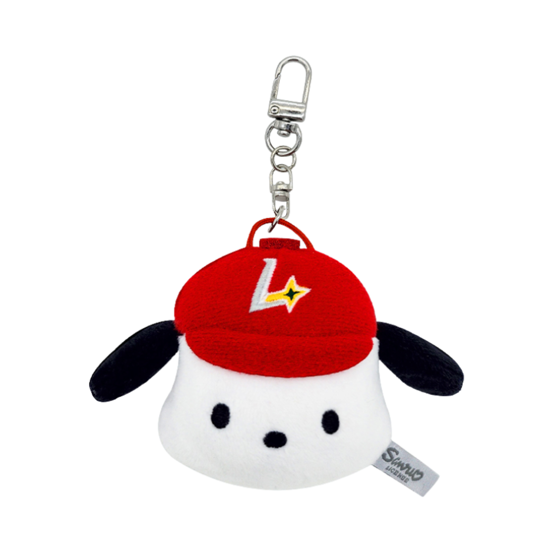 SSG 랜더스 x 포차코 플러시 키링 멀티(SSG Landers x Pochacco Plush Keyring Multi)