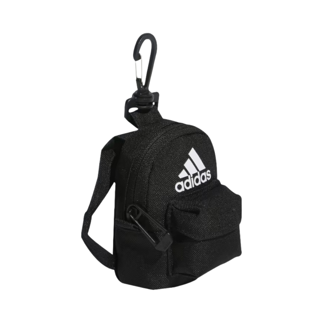 아디다스 패커블 백 키링 블랙(Adidas Packable Bag Keyring Black) - 2