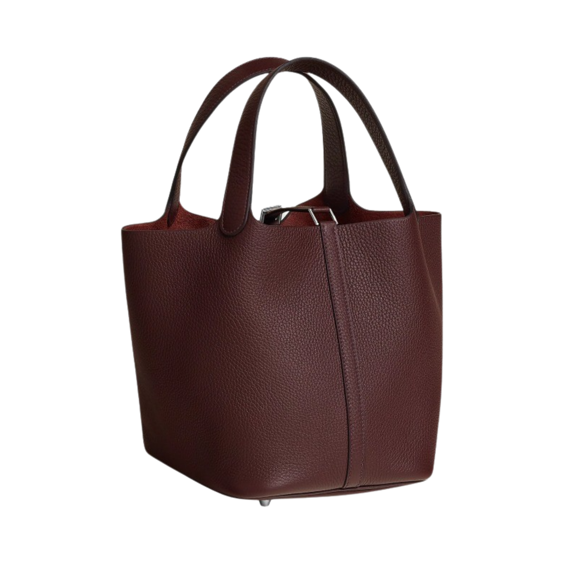 에르메스 피코탄 락 22 백 클레망스 & 팔라듐 하드웨어 루즈 셀리에(Hermes Picotin Lock 22 Bag Clemence & Palladium Rouge Sellier) - 3