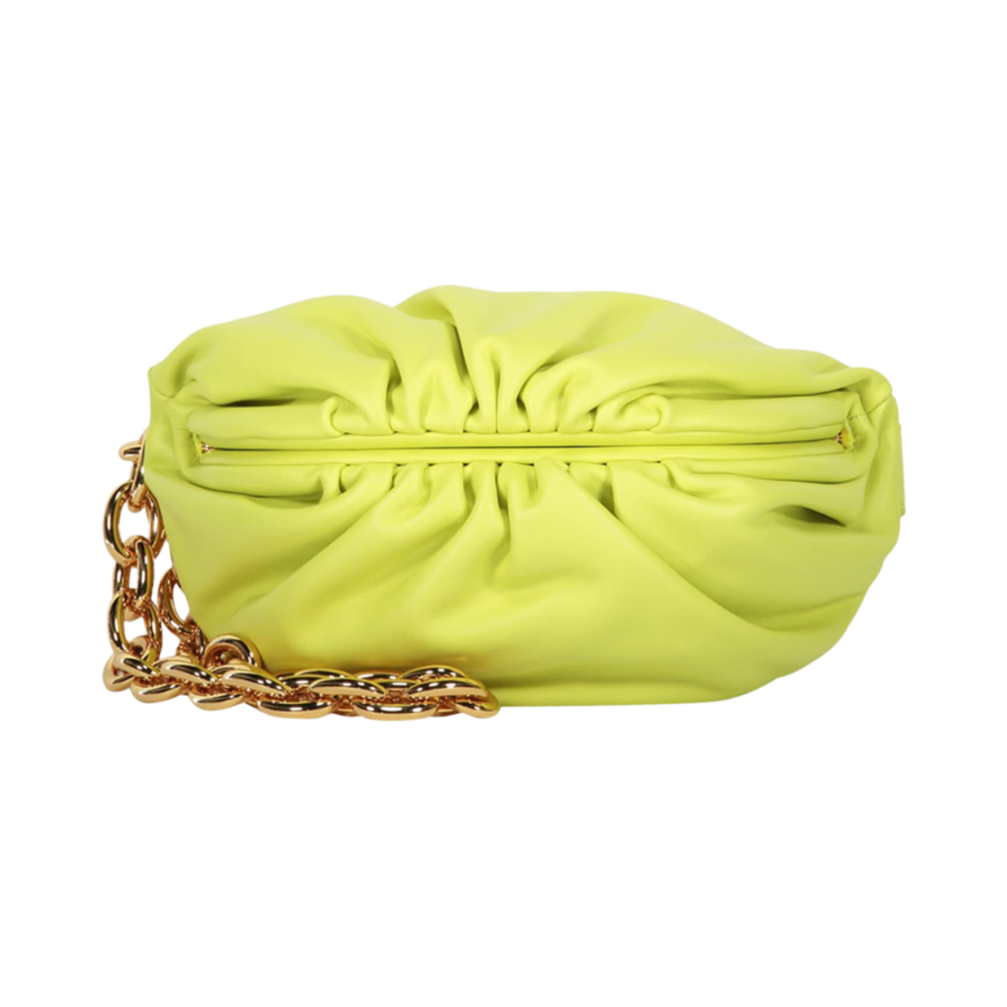 651445VCP413453 Bottega Veneta Belt Chain Pouch Seagrass