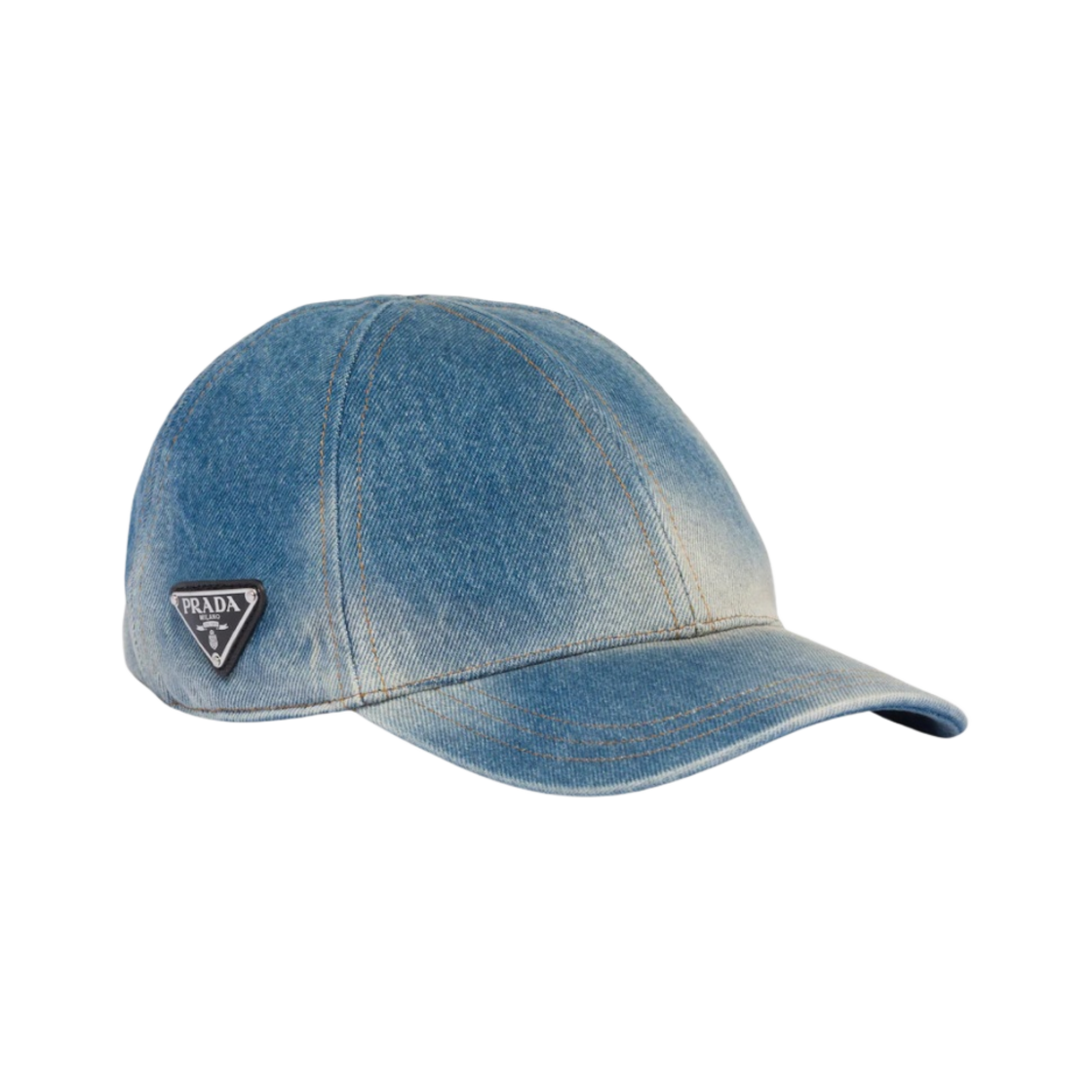 2HC274-12K1-F0V3N Prada Denim Baseball Cap Light Blue