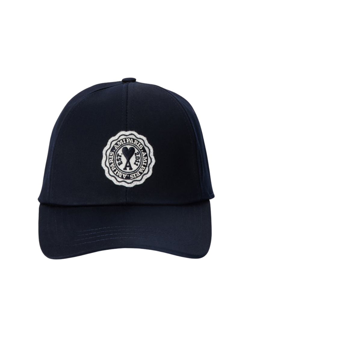 아미 스몰 하트 로고 패치 캡 노틱 블루(AMI de Coeur Patch Cap Nautic Blue) - 1