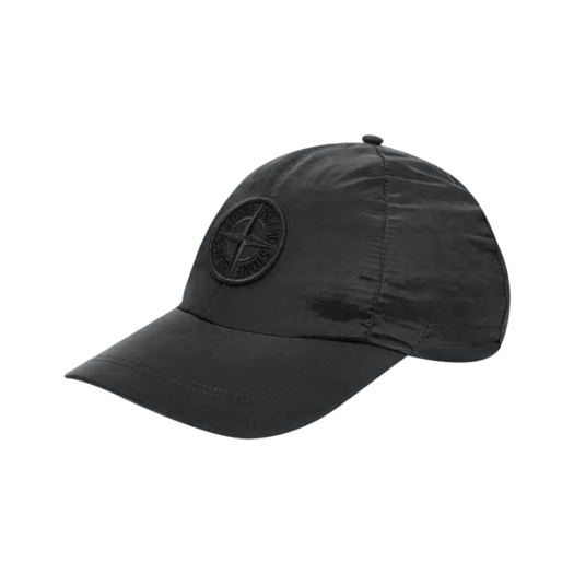 751599576-V0029 Stone Island 99576 Nylon Metal 6-Panel Cap Black - 21FW