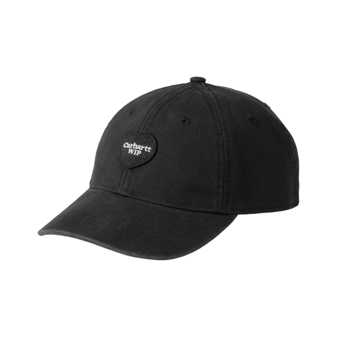 칼하트 WIP 하트 패치 캡 블랙(Carhartt WIP Heart Patch Cap Black)