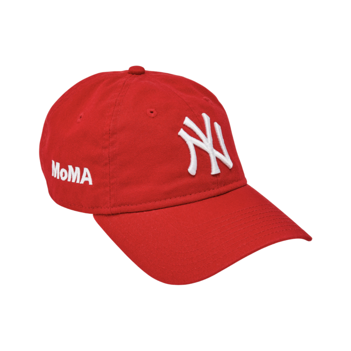 300012-300002 New Era x MoMA New York Yankees Cap Scarlet