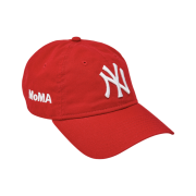 New Era x MoMA New York Yankees Cap Scarlet