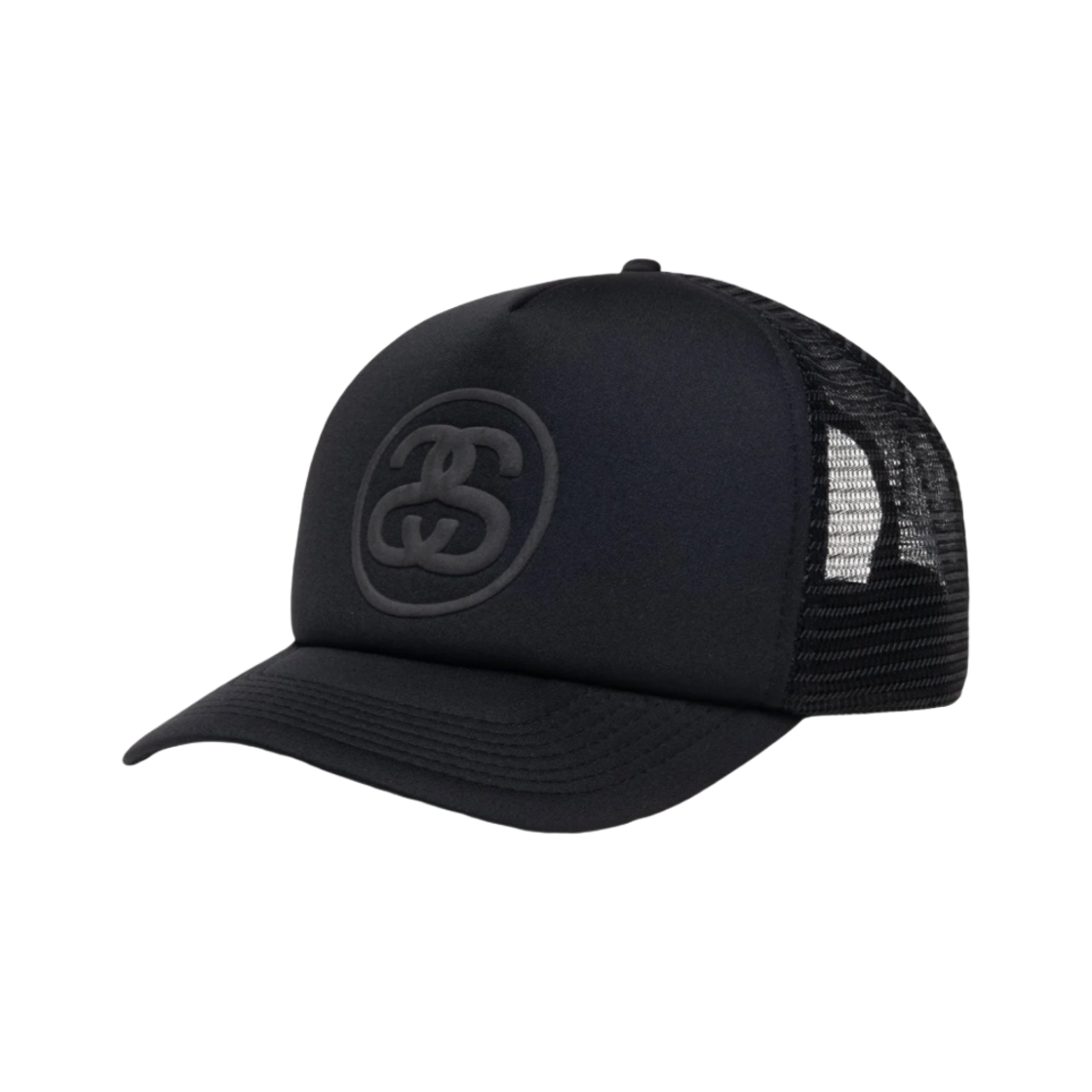 스투시 트러커 SS 링크 스냅백 블랙(Stussy Trucker SS Link Snapback Black) - 2
