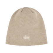 Stussy Basic Skullcap Beanie Cream