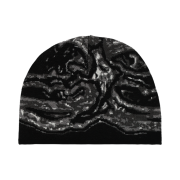 Cost per Kilo Graphic Jacquard Beanie Black