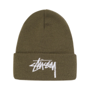 Stussy Big Stock Cuff Beanie Olive