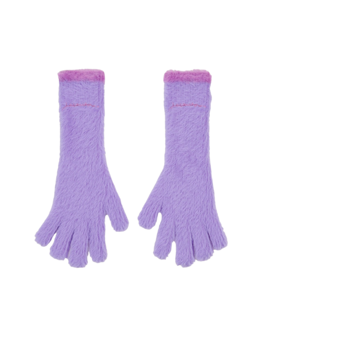 자크뮈스 레 강 네브 플러피 글러브 퍼플(Jacquemus Les Gants Neve Fluffy Gloves Purple) - 1