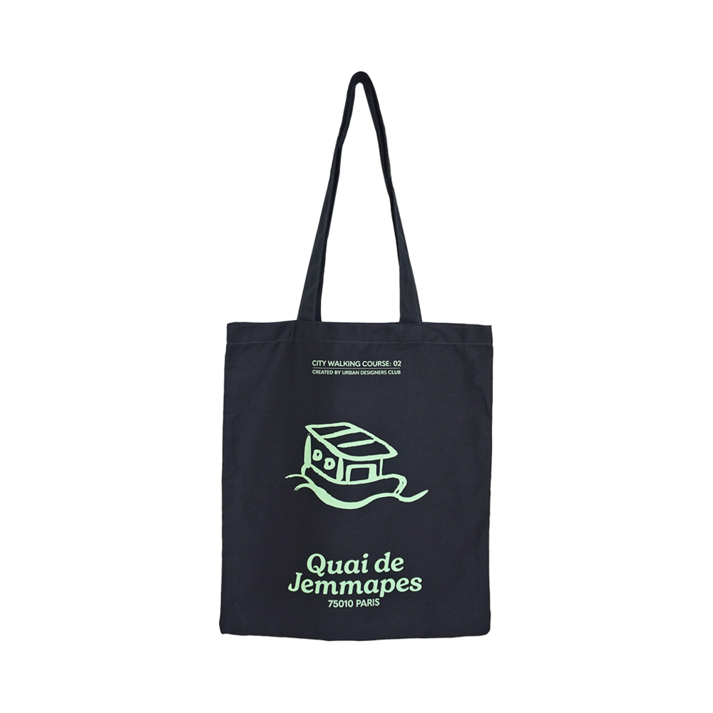 [아코크 X 유디씨 파리] 아트워크 에코백_네이비([ACOC X UDC PARIS] Artwork Eco Bag_Navy) - 1