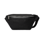 Gucci Jumbo GG Belt Bag Black GG Canvas