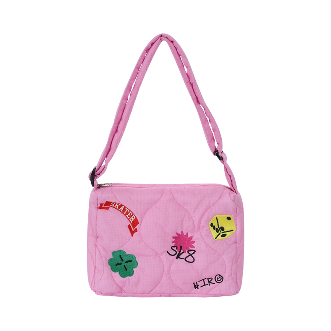 (키즈) 히로 모티브 퀼팅 백 핑크((Kids) Hiro Motive Quilting Bag Pink)