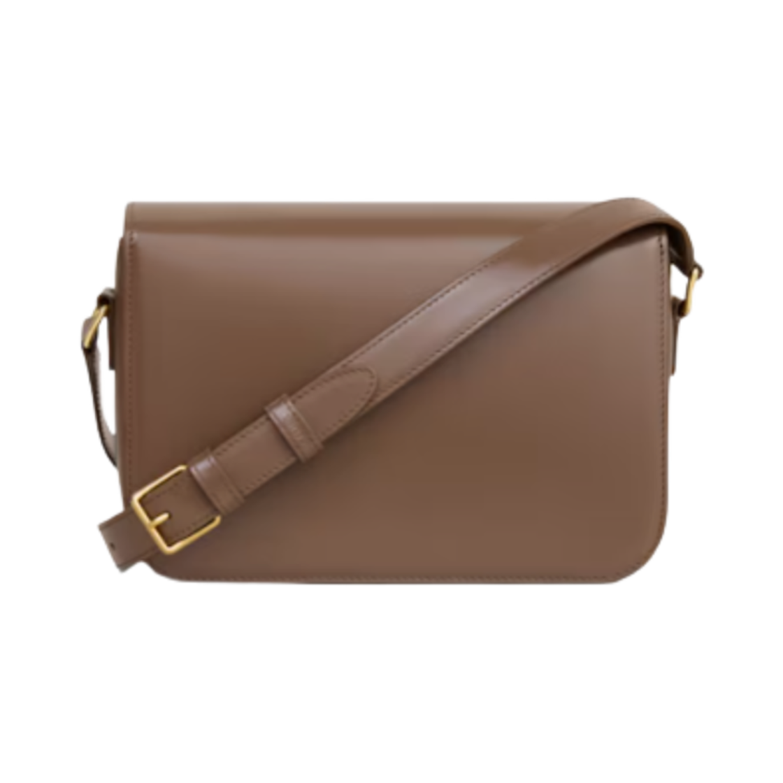 셀린느 샤이니 카프스킨 글레이즈드 클래식 트리옹프 백 브라운(Celine Classique Triomphe Bag in Shiny Calfskin Glazed Brown) - 2