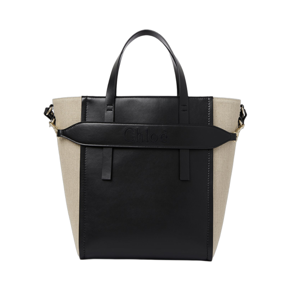 CHC23AS423L16001 Chloe Sense Medium Tote Bag Black