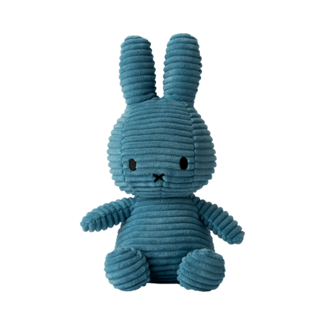 미피 x 본 톤 토이 시팅 코듀로이 23cm 에비에이터 블루(Miffy x Bon Ton Toys Sitting Corduroy 23cm Aviator Blue)