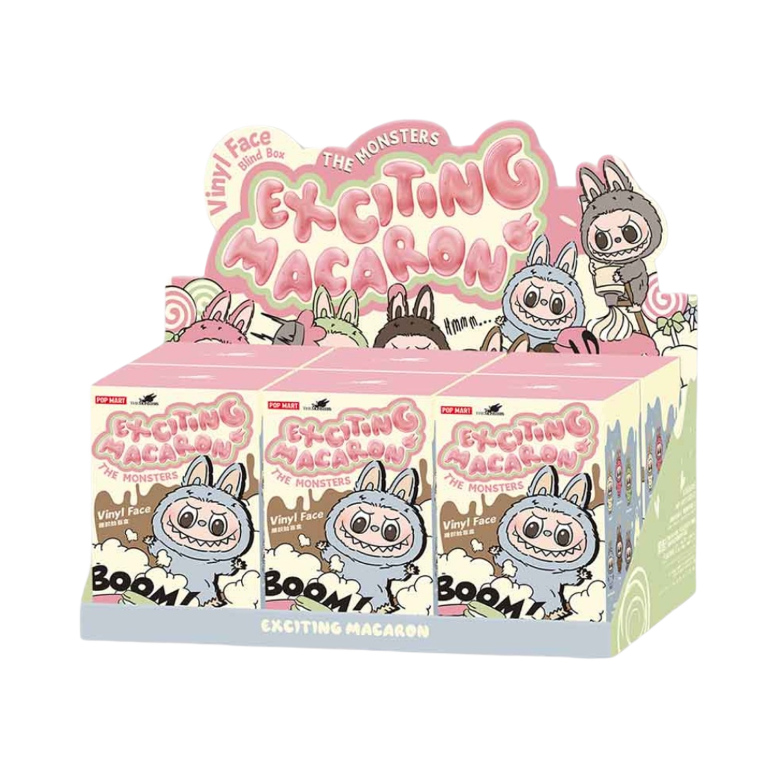 팝마트 더 몬스터즈 라부부 테이스티 마카롱 시리즈 미개봉 랜덤박스 (6개입)(Pop Mart The Monsters Labubu Tasty Macarons Series Sealed Case (6 Blind Boxes))
