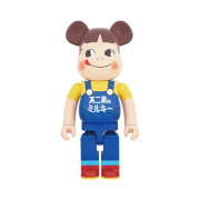 Bearbrick Fujiya Milky 65th Anniversary Peko-Chan 400%
