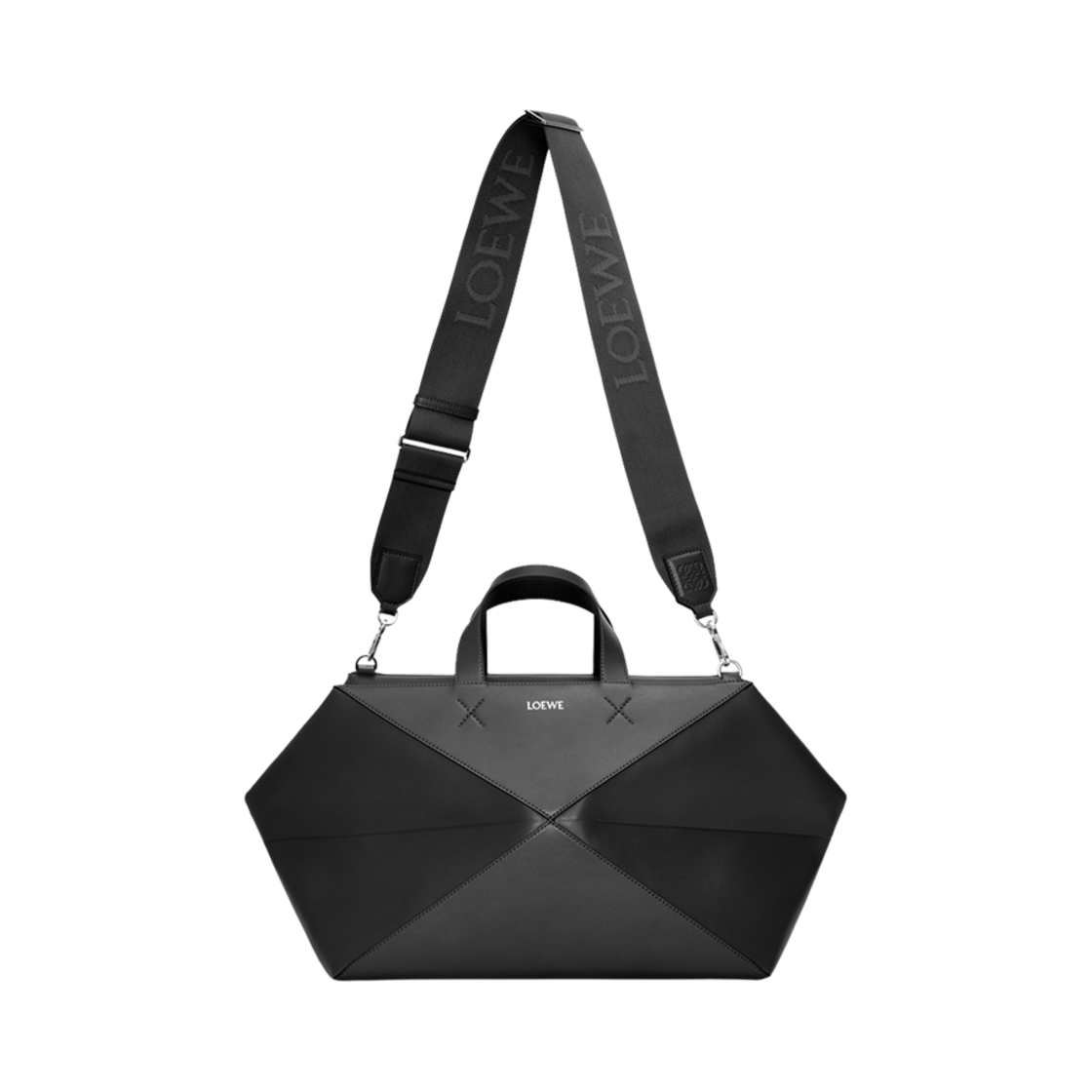 로에베 샤이니 카프스킨 퍼즐 폴드 더플 블랙 | Loewe | KREAM
