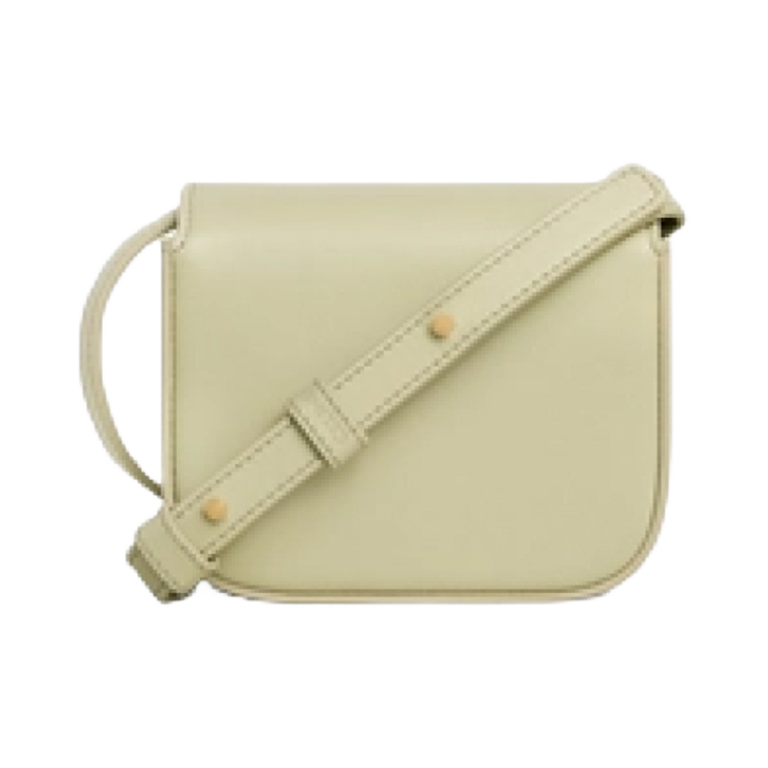 셀린느 샤이니 카프스킨 미니 트리옹프 아몬드 그린(Celine Mini Triomphe in Shiny Calfskin Almond Green) - 3