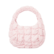 COS Quilted Micro Bag Light Pink