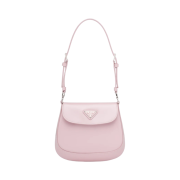 Prada Cleo Brushed Leather Mini Bag Alabaster Pink