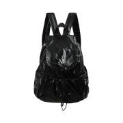 MUCENT Swan Glossy Back Pack Black