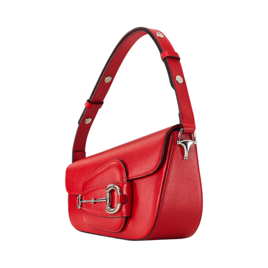 구찌 홀스빗 1955 스몰 숄더백 레드 레더(Gucci Horsebit 1955 Small Shoulder Bag Red Leather) - 2