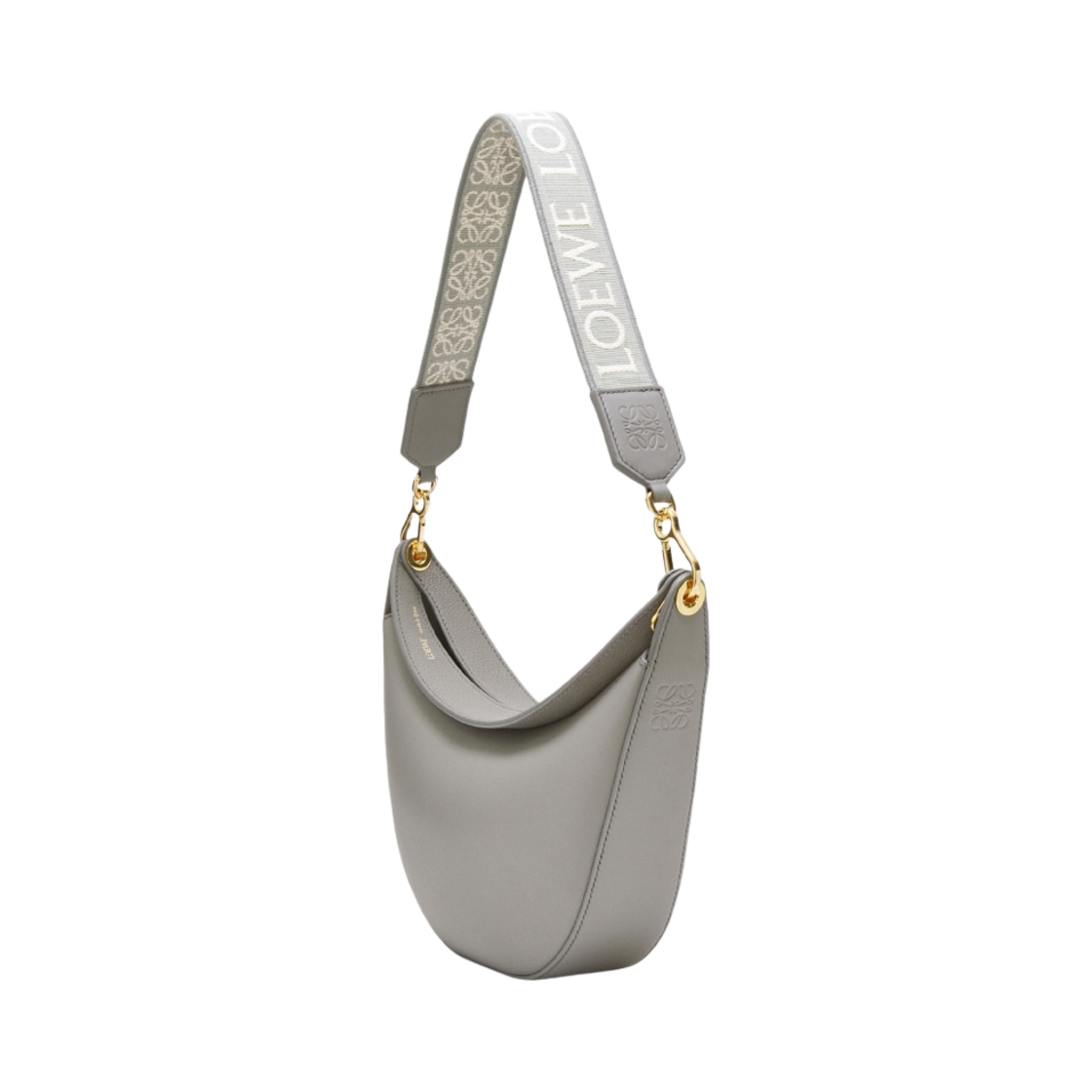 로에베 스몰 루나백 사틴 카프스킨 앤 자카드 펄 그레이(Loewe Small Luna Bag in Satin Calfskin and Jacquard Pearl Grey) - 2