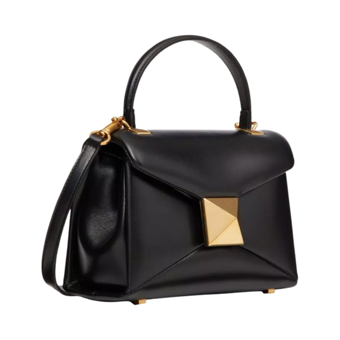 발렌티노 나파 레더 미니 원 스터드 핸드백 블랙(Valentino Mini One Stud Handbag in Nappa Leather Black) - 2