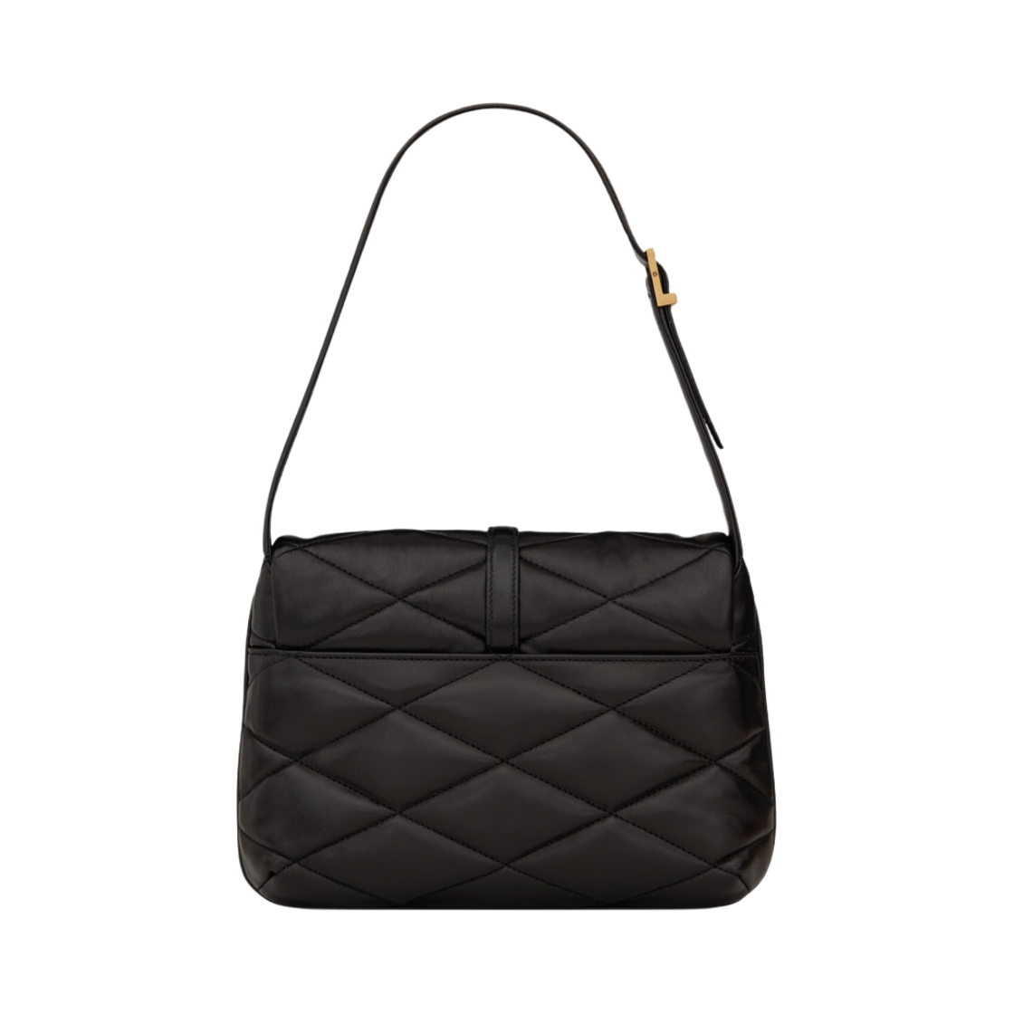 생로랑 퀼티드 램스킨 LE 57 숄더백 블랙(Saint Laurent Quilted Lambskin LE 57 Shoulder Bag Black) - 3