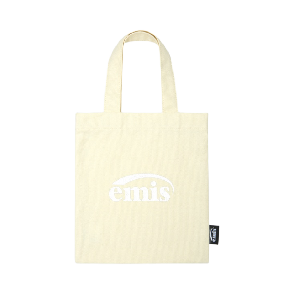 이미스 실버 로고 미니 에코백 크림(Emis Silver Logo Mini Eco Bag Cream)