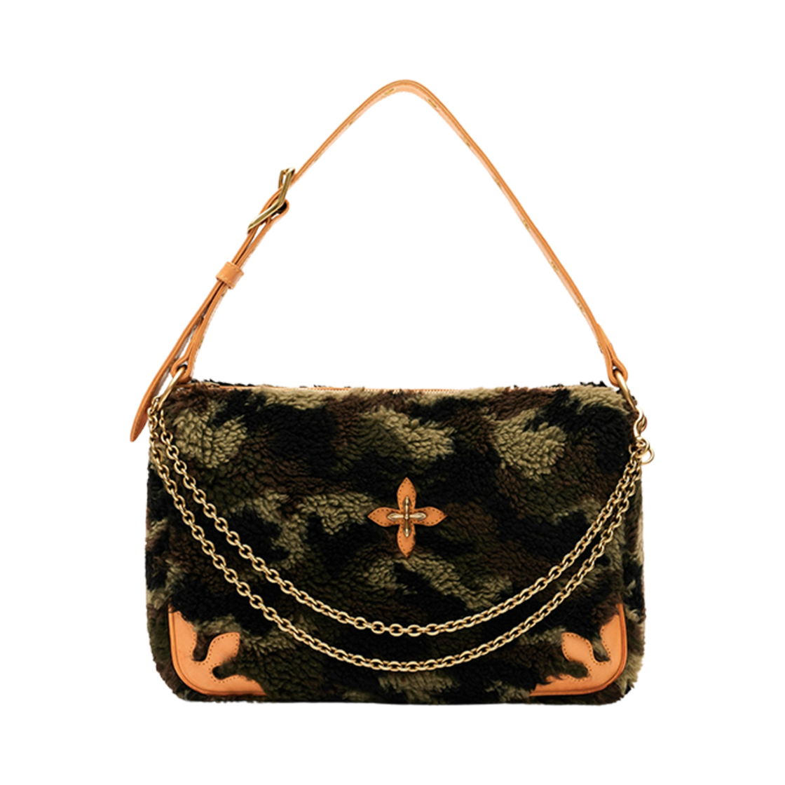 B0004CM SMFK Compass Kitty Large Bag Green Camouflage