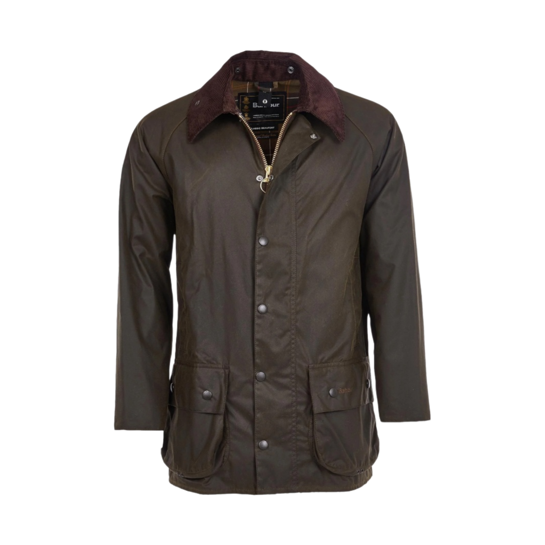 MWX0002OL71 Barbour Classic Beaufort Wax Jacket Olive