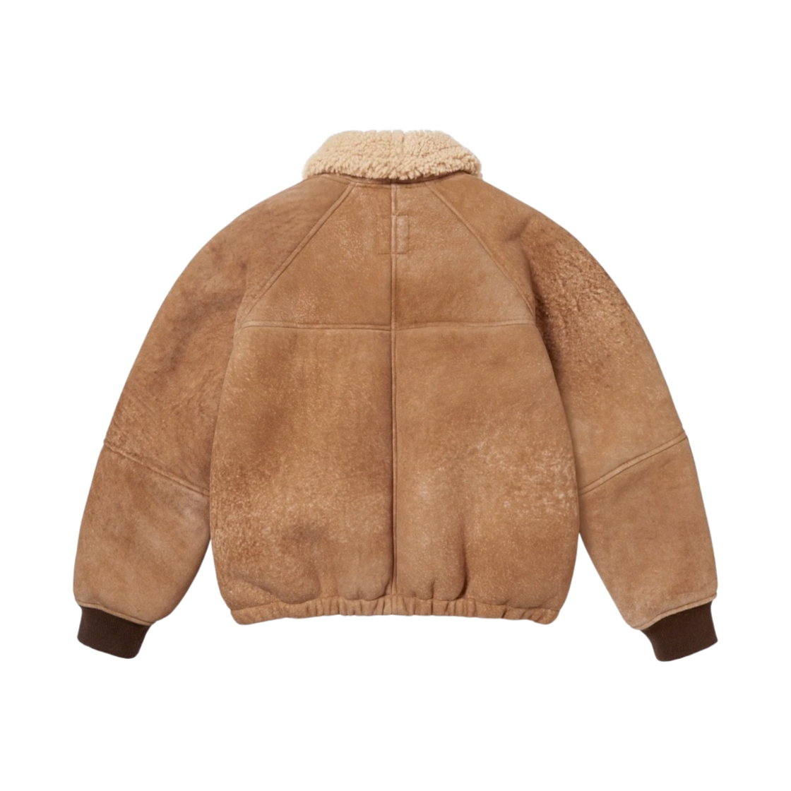 슈프림 x 쇼트 셔링 봄버 자켓 브라운 - 23FW(Supreme x Schott Shearling Bomber Jacket Brown - 23FW) - 3