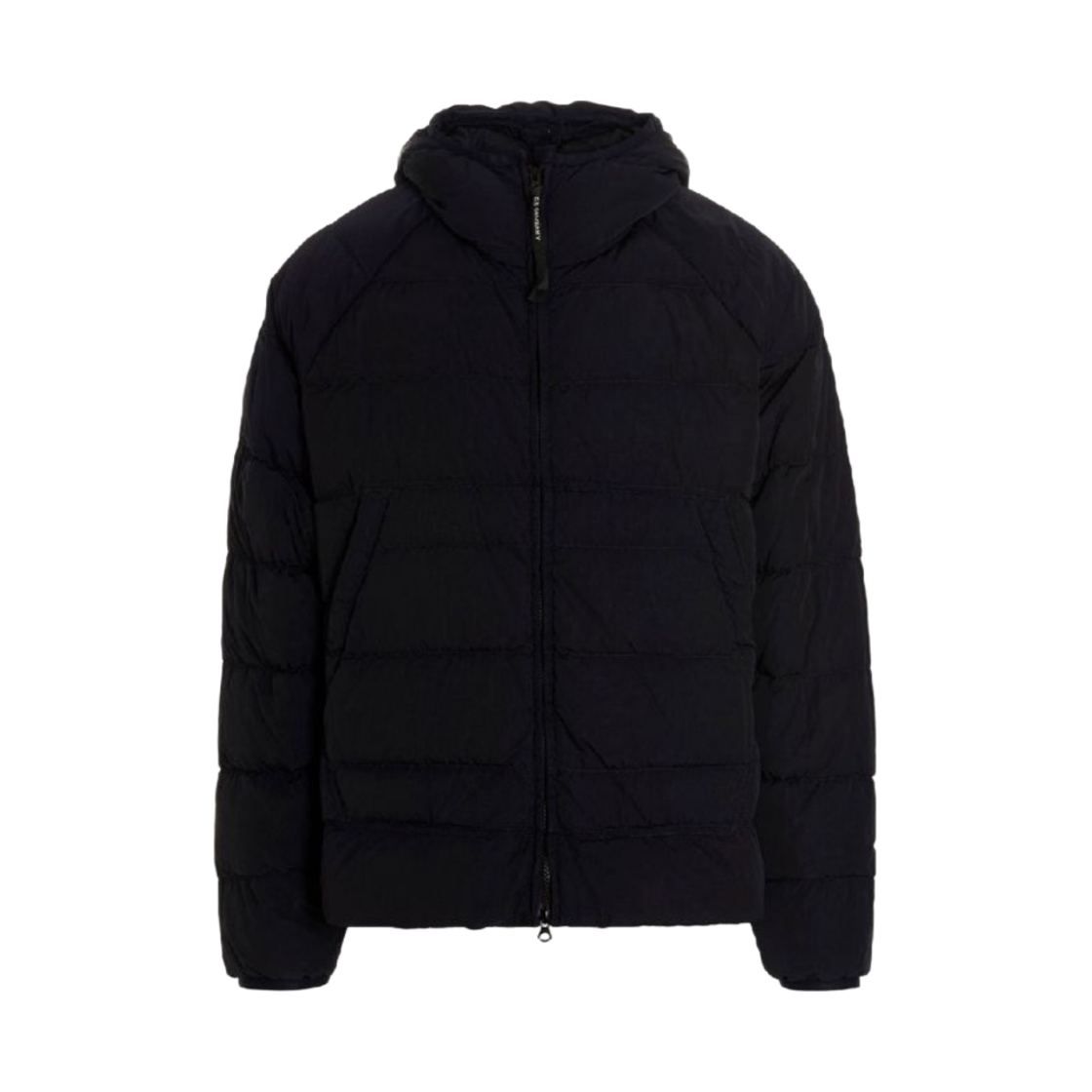 C.P. 컴퍼니 에코 크롬 R 후드 다운 고글 자켓 네이비 - 22FW(C.P. Company Eco-Chrome R Hooded Down Goggle Jacket Navy - 22FW) - 1