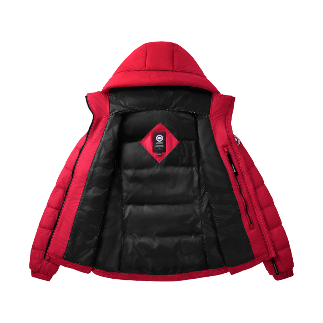 (W) 캐나다 구스 애보트 후디 레드((W) Canada Goose Abbott Hoody Red) - 2