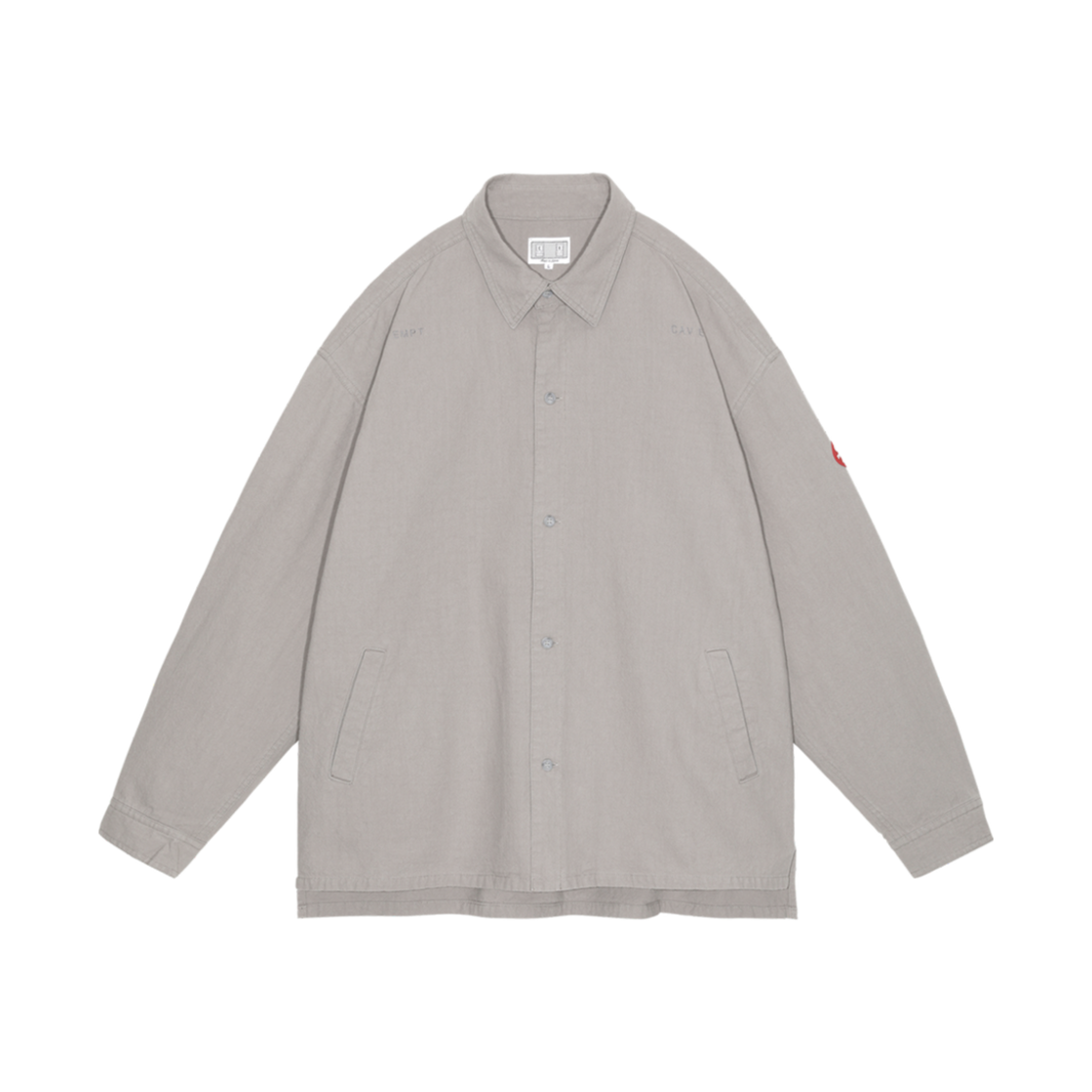 - Cav Empt Welt Pockets Big Shirt Grey - 25SS