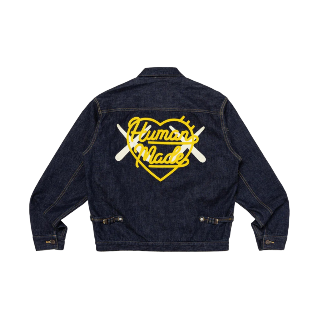 휴먼 메이드 x 카우스 데님 워크 자켓 #1 인디고(Human Made x Kaws Denim Work Jacket #1 Indigo)